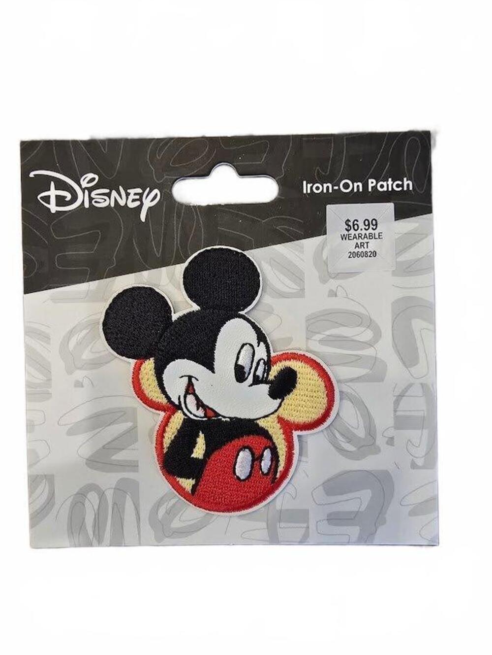 Disney Mickey Mouse Embroidered Iron-On Patch Classic